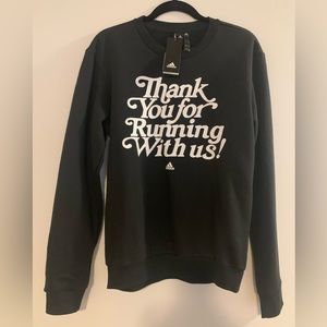 Men’s Adidas black small sweatshirt with tags